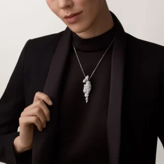 Náhrdelník Faune Et Flore De Cartier, s pavé