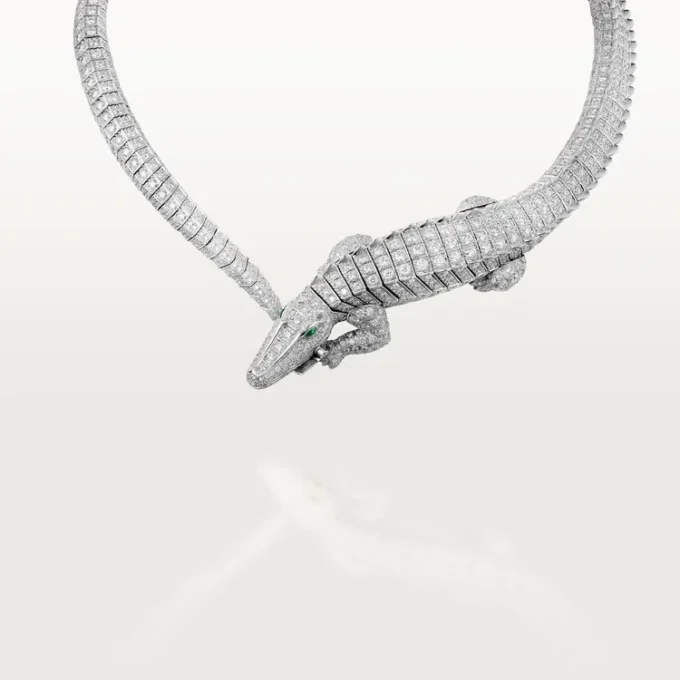 Náhrdelník Faune Et Flore De Cartier, s pavé