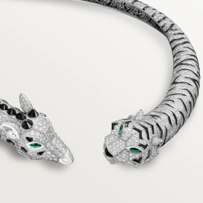 Náhrdelník Indomptables De Cartier Torque, s pavé