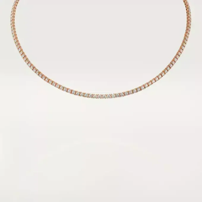 Náhrdelník Lignes Essentielles, diamanty v briliantovém brusu