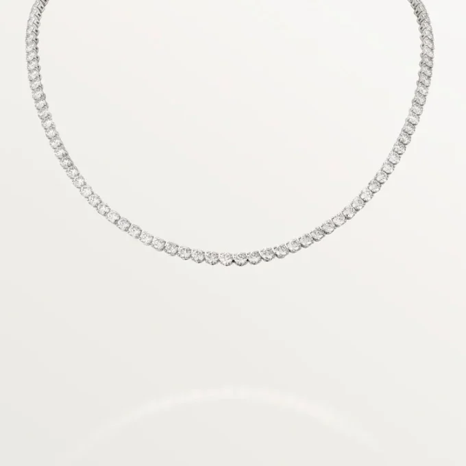 Náhrdelník Lignes Essentielles, diamanty v briliantovém brusu