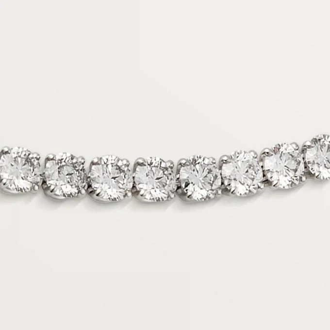Náhrdelník Lignes Essentielles, diamanty v briliantovém brusu