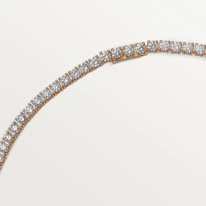 Náhrdelník Lignes Essentielles, diamanty v briliantovém brusu