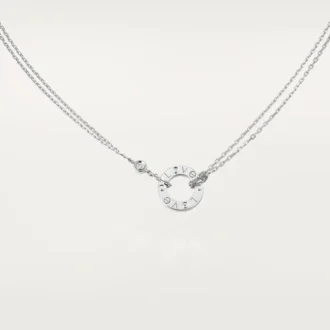 Náhrdelník Love, 2 diamanty – bílé zlato, diamanty – Cartier