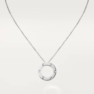 Náhrdelník Love, 3 diamanty – bílé zlato, diamanty – Cartier