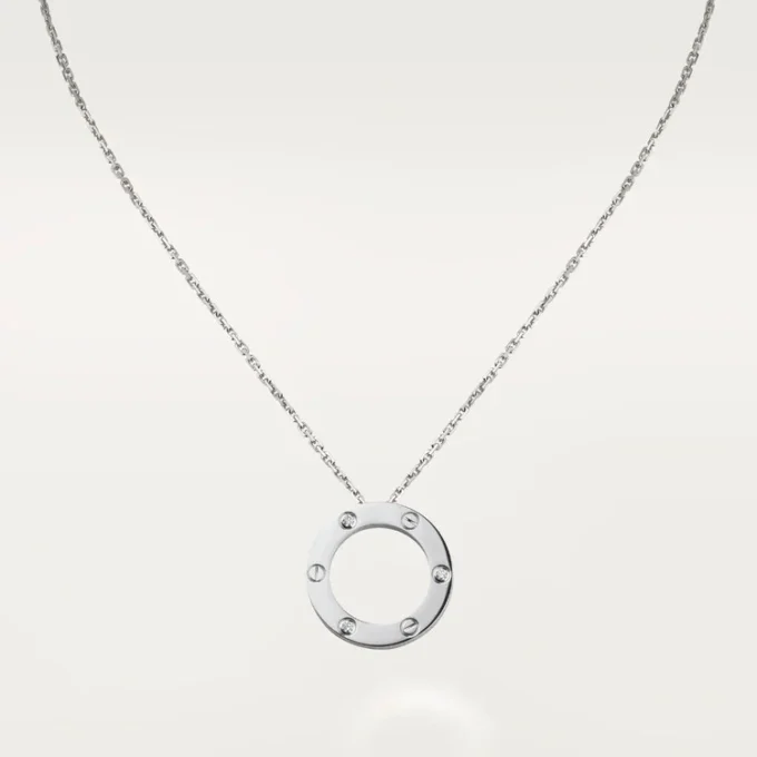 Náhrdelník Love, 3 diamanty – bílé zlato, diamanty – Cartier