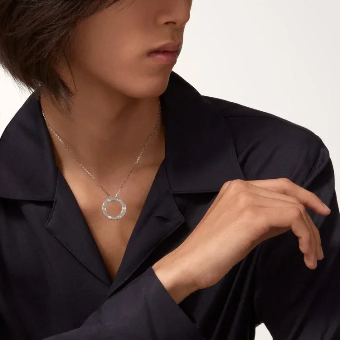 Náhrdelník Love, 3 diamanty – bílé zlato, diamanty – Cartier