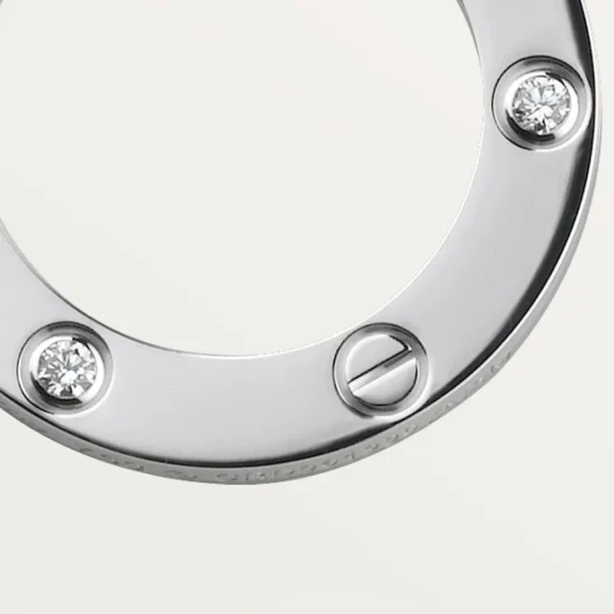 Náhrdelník Love, 3 diamanty – bílé zlato, diamanty – Cartier