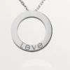 Náhrdelník Love, 3 diamanty – bílé zlato, diamanty – Cartier
