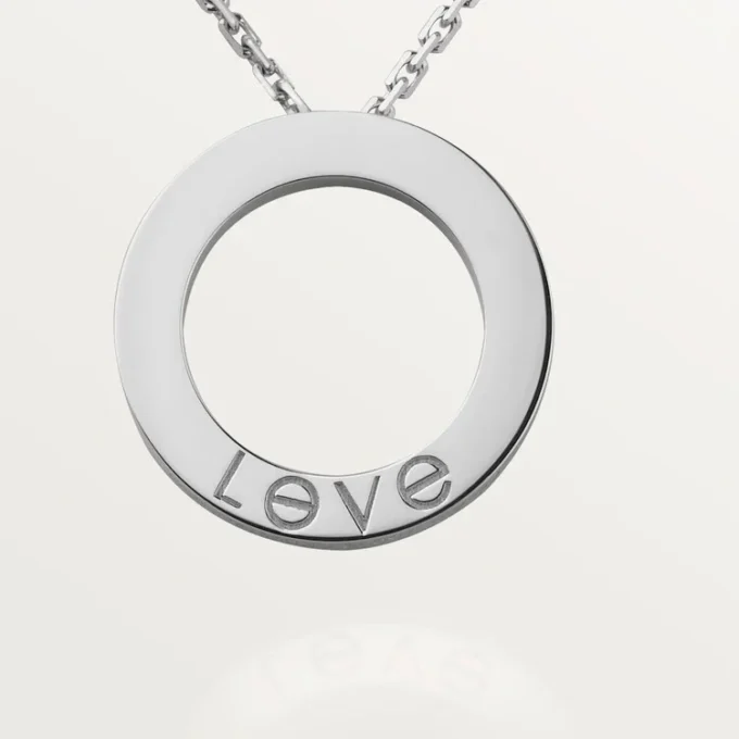 Náhrdelník Love, 3 diamanty – bílé zlato, diamanty – Cartier