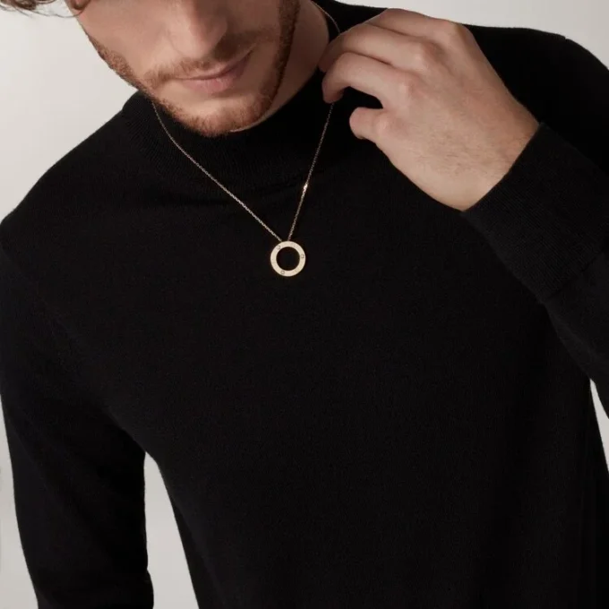 Náhrdelník Love, 3 diamanty – žluté zlato, diamanty – Cartier