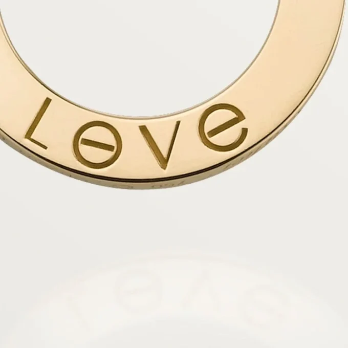 Náhrdelník Love, 3 diamanty – žluté zlato, diamanty – Cartier