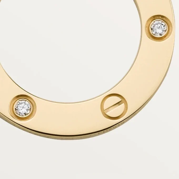 Náhrdelník Love, 3 diamanty – žluté zlato, diamanty – Cartier
