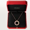 Náhrdelník Love, 3 diamanty – růžové zlato, diamanty – Cartier