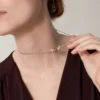 Náhrdelník Love, 6 diamantů – růžové zlato, bílé zlato, diamanty – Cartier