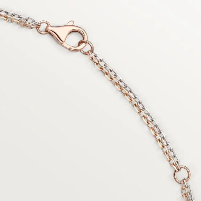 Náhrdelník Love, 6 diamantů – růžové zlato, bílé zlato, diamanty – Cartier