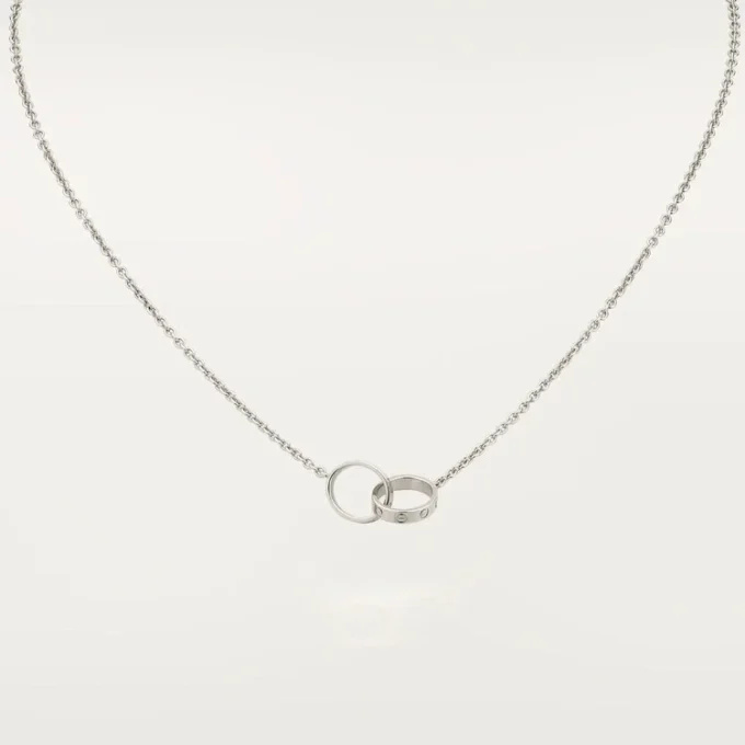 Náhrdelník Love – bílé zlato – Cartier