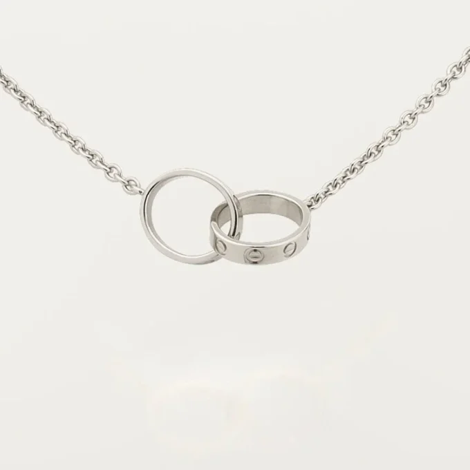 Náhrdelník Love – bílé zlato – Cartier