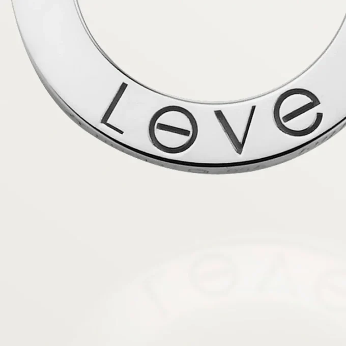 Náhrdelník Love – bílé zlato – Cartier
