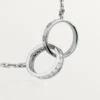 Náhrdelník Love, diamanty – bílé zlato, diamanty – Cartier