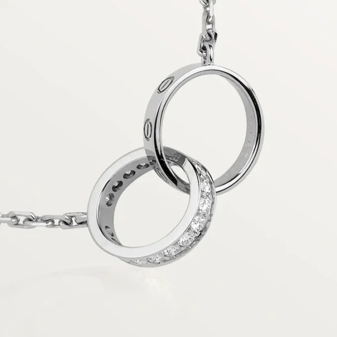 Náhrdelník Love, diamanty – bílé zlato, diamanty – Cartier