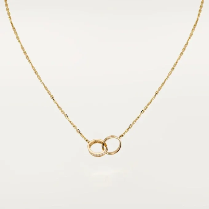 Náhrdelník Love, diamanty – žluté zlato, diamanty – Cartier
