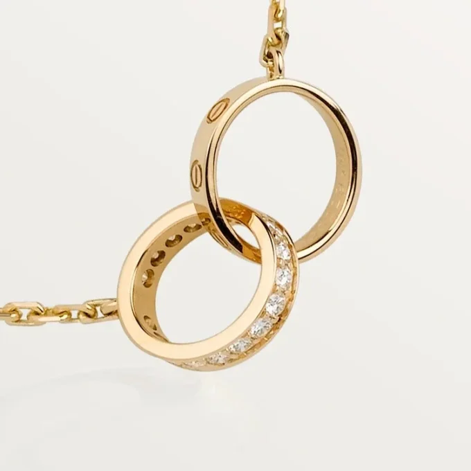 Náhrdelník Love, diamanty – žluté zlato, diamanty – Cartier