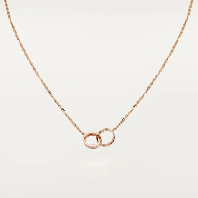 Náhrdelník Love, diamanty – růžové zlato, diamanty – Cartier
