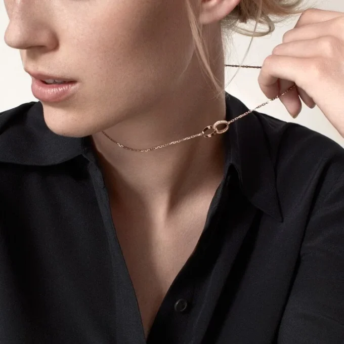 Náhrdelník Love, diamanty – růžové zlato, diamanty – Cartier