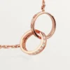 Náhrdelník Love, diamanty – růžové zlato, diamanty – Cartier