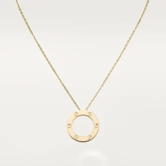 Náhrdelník Love – žluté zlato – Cartier