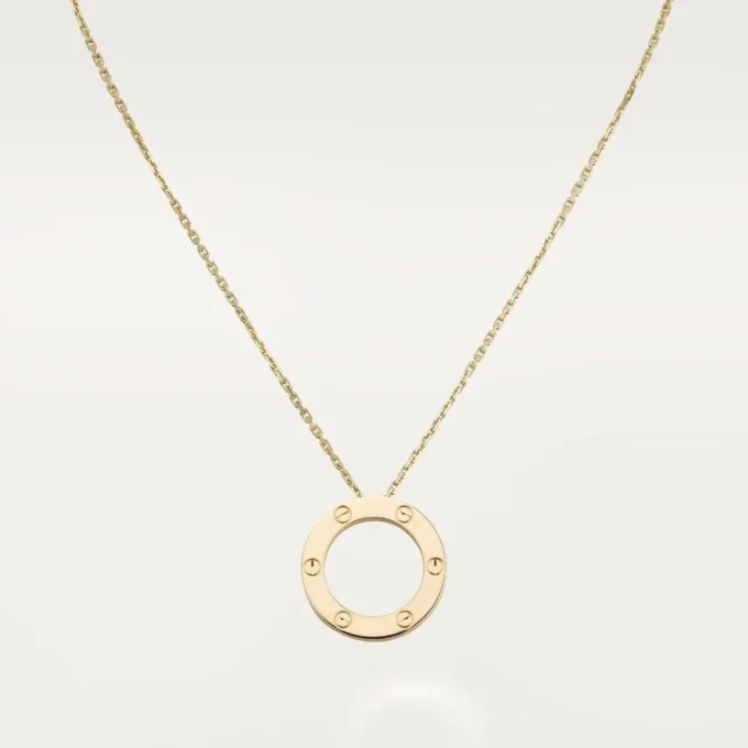 Náhrdelník Love – žluté zlato – Cartier