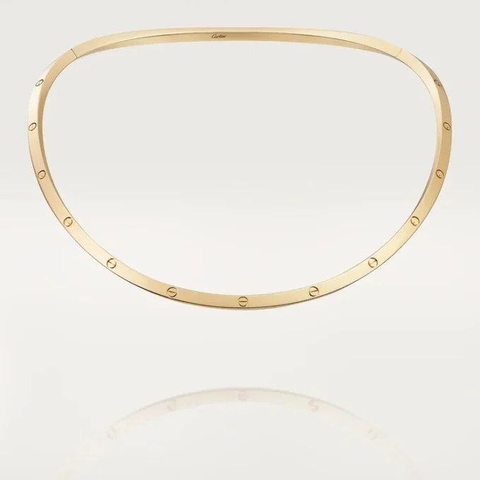 Náhrdelník Love – žluté zlato – Cartier