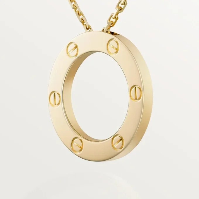 Náhrdelník Love – žluté zlato – Cartier