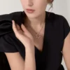 Náhrdelník Love, osázený diamanty – žluté zlato, diamanty – Cartier