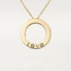 Náhrdelník Love, osázený diamanty – žluté zlato, diamanty – Cartier
