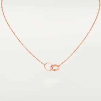 Náhrdelník Love – růžové zlato – Cartier
