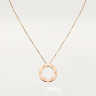 Náhrdelník Love – růžové zlato – Cartier