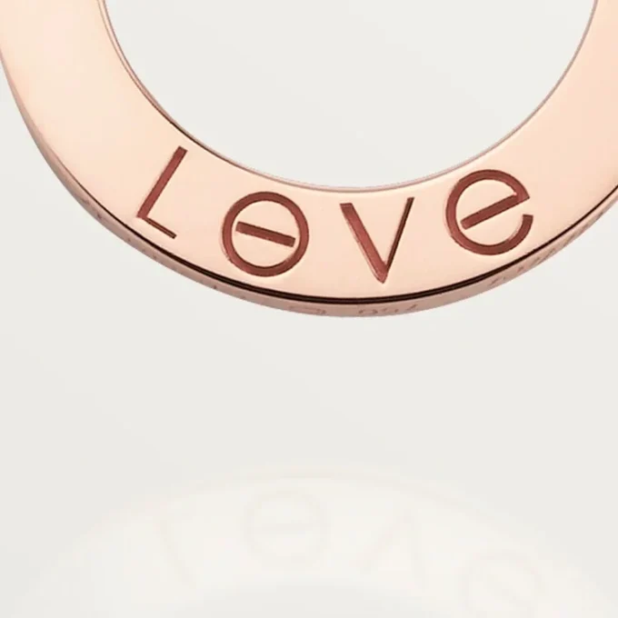 Náhrdelník Love – růžové zlato – Cartier
