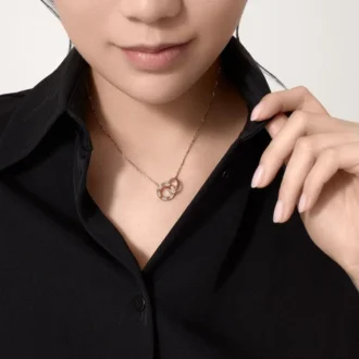 Náhrdelník Love – růžové zlato, diamanty – Cartier