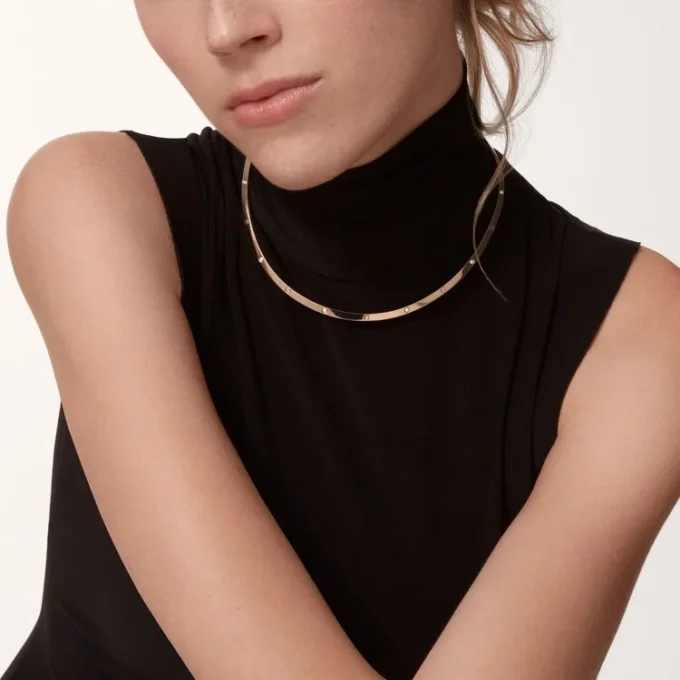 Náhrdelník Love – růžové zlato, diamanty – Cartier