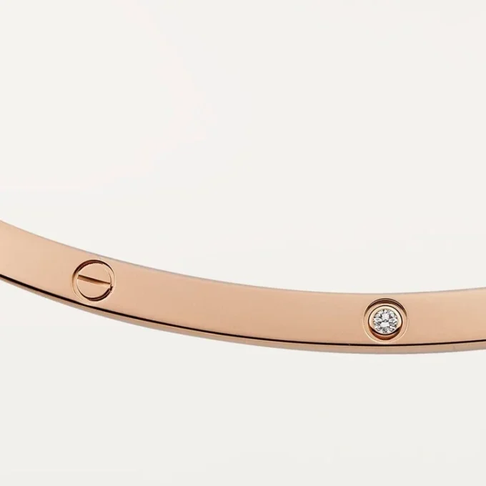 Náhrdelník Love – růžové zlato, diamanty – Cartier
