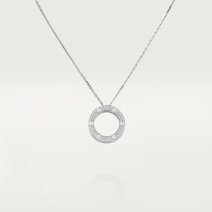 Náhrdelník Love, s diamanty – bílé zlato, diamanty – Cartier