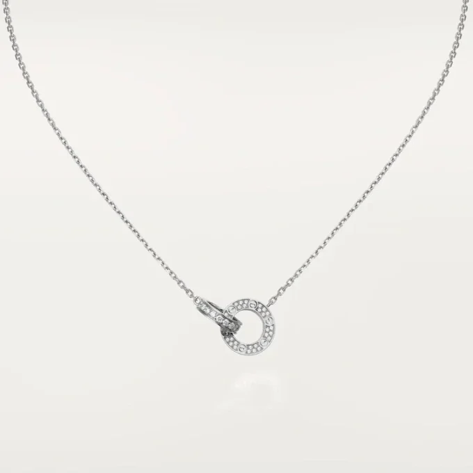Náhrdelník Love, s diamanty – bílé zlato, diamanty – Cartier