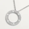 Náhrdelník Love, s diamanty – bílé zlato, diamanty – Cartier