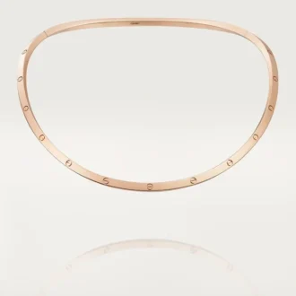 Náhrdelník Love – růžové zlato – Cartier