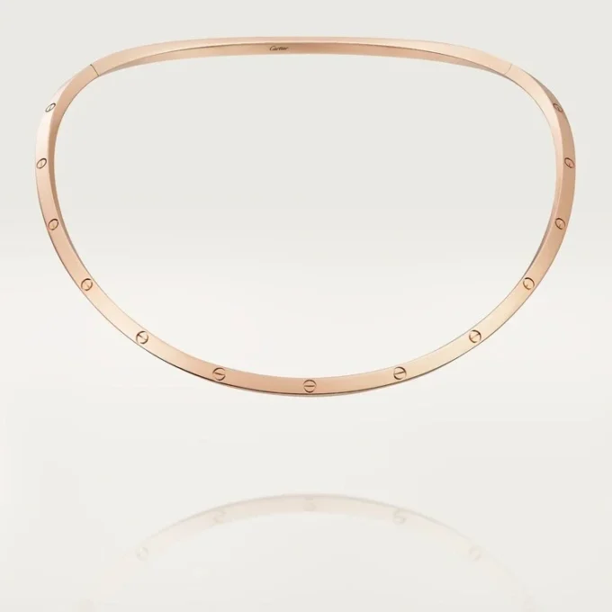 Náhrdelník Love – růžové zlato – Cartier