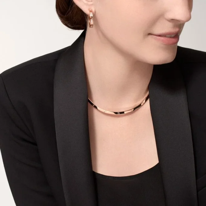 Náhrdelník Love – růžové zlato – Cartier