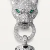 Náhrdelník Panthere De Cartier – bílé zlato, černý lak, smaragdy, onyx, diamanty – Cartier