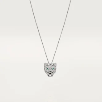 Náhrdelník Panthere De Cartier – bílé zlato, smaragdy, diamanty, onyx – Cartier